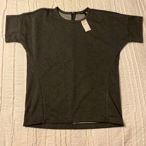 Banana Republic charcoal grey short sleeved sweatshirt size small